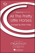 cover All the Pretty Little Horses Unison choral sheet music cover
